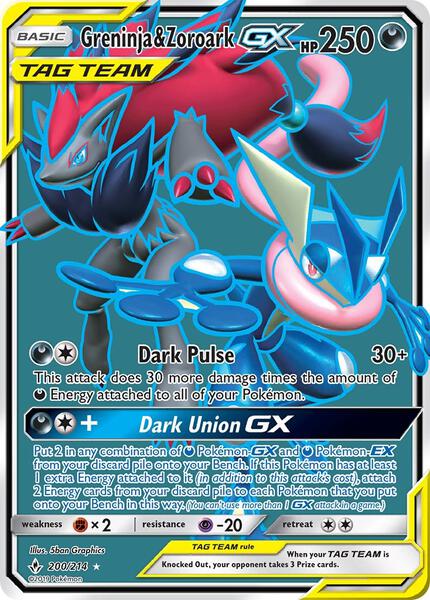 Greninja & Zoroark GX  (Full Art)