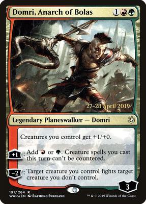 Domri, Anarch of Bolas #191 – Prerelease Cards (Rare)