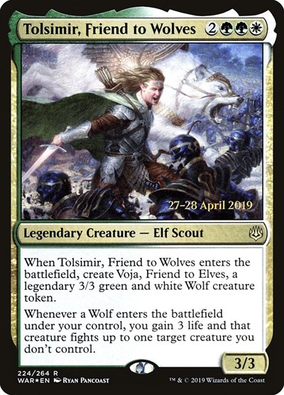 Tolsimir Friend to Wolves