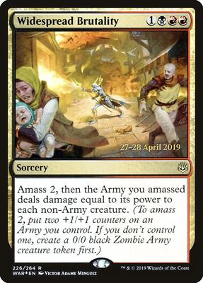 Widespread Brutality #226 – Prerelease Cards (Rare)