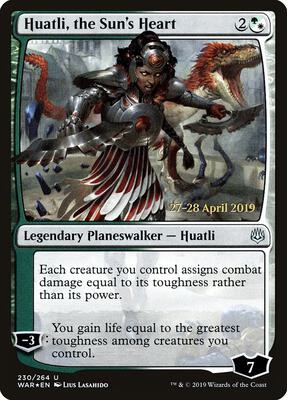 Huatli, the Sun's Heart #230 – Prerelease Cards (Uncommon)