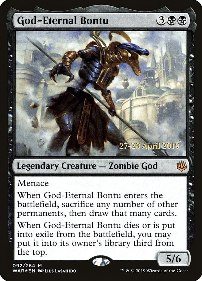 God-Eternal Bontu #92s — War of the Spark Promos