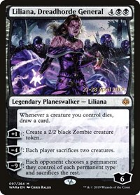 Liliana, Dreadhorde General - Prerelease Cards - Magic: The Gathering card