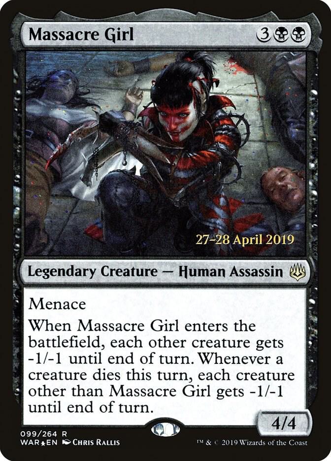 Massacre Girl #99s — War of the Spark Promos