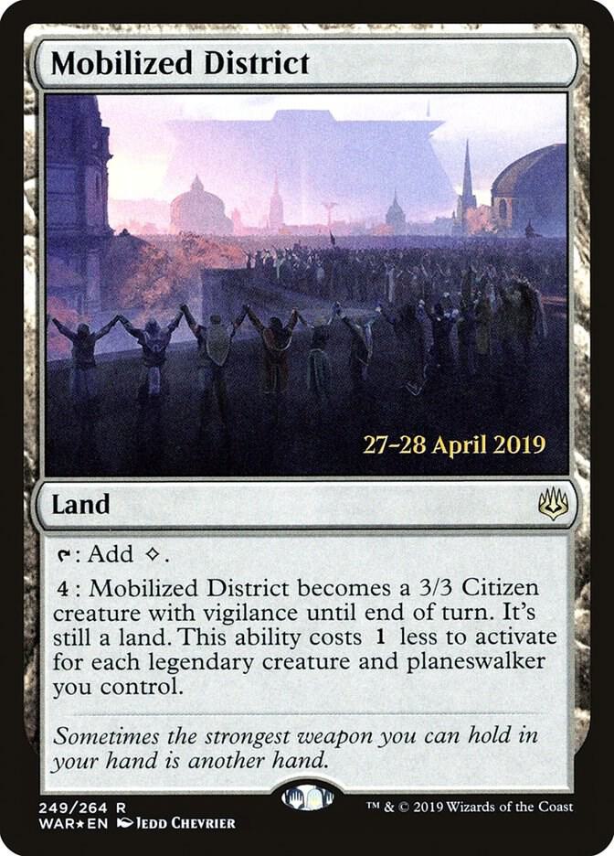 Mobilized District #249s — War of the Spark Promos