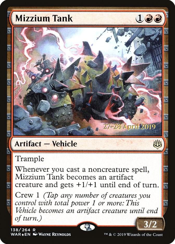Mizzium Tank #138s — War of the Spark Promos