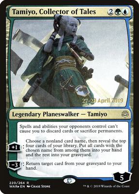 Tamiyo, Collector of Tales #220 – Prerelease Cards (Rare)