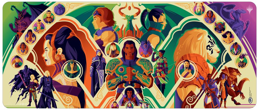 War of the Spark Key Art Table Playmat for Magic (6ft) — sealed Ultra PRO product photographed on a white background