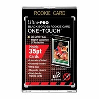 35PT Black Border Rookie Card UV One-Touch Magnetic Holder · Ultra Pro Toploaders