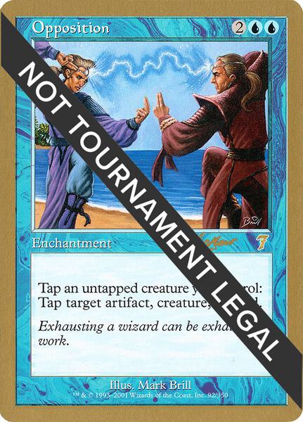 Opposition - 2002 Sim Han How (7ED) - World Championship Decks - Magic: The  Gathering - TCGplayer.com
