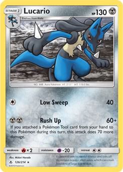 Lucario - 126/214 (SM Unbroken Bonds) 126/214