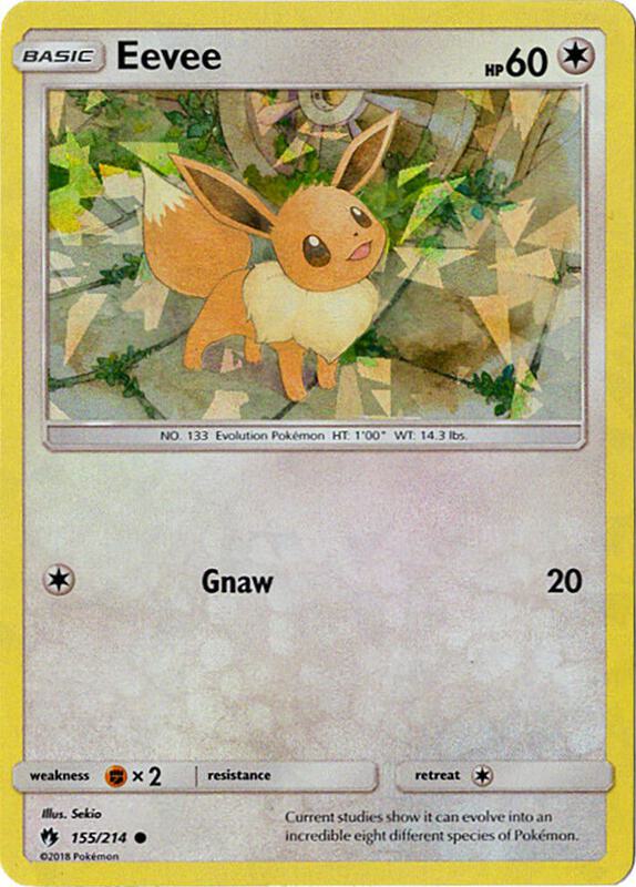 Eevee - 155/214 (Let's Play, Eevee!) (Cracked Ice Holo) 155/214 from Deck Exclusives