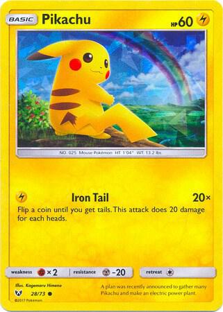 Pikachu - 28/73 (Cracked Ice Holo) 028/073 from Deck Exclusives