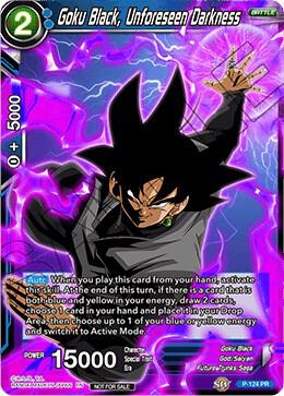 goku black dragon ball super card game Goku Black FS10-04 Bonus Pack Gold Alternate Art Dragon Ball Legends Card