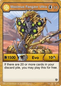 Maximus Fangzor Ultra Resurgence Bakugan Tcg Online Gaming Store For Cards Miniatures Singles Packs Booster Boxes