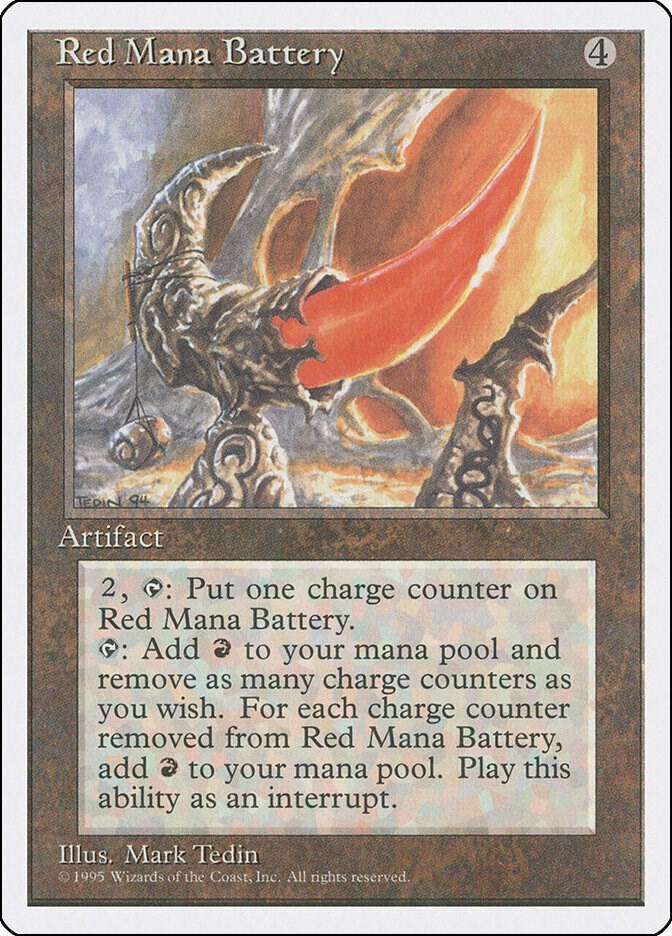 Red Mana Battery - Fourth Edition - Magic: The Gathering - TCGplayer.com