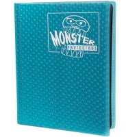 Binder - 4-Pocket Side-Loading Holofoil - Aqua Blue · Monster Protectors Storage Albums