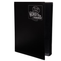 Binder - 9-Pocket Side-Loading Matte - Black · Monster Protectors Storage Albums