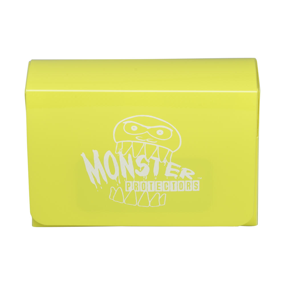 Monster Card Box Double Deck Box - Yellow (Holds 150) - Monster Protectors Deck Boxes ...