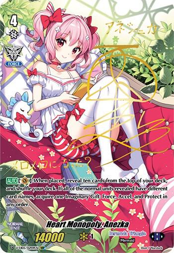 Heart Monopoly, Anezka (SSP) (Gold Signature)