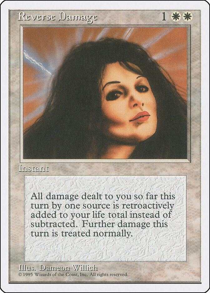 Reverse Damage - Fourth Edition - Magic: The Gathering - TCGplayer.com Reverse Damage - Fourth Edition - Magic: The Gathering - TCGplayer.com