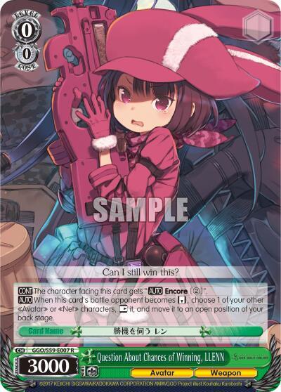 Question About Chances of Winning, LLENN