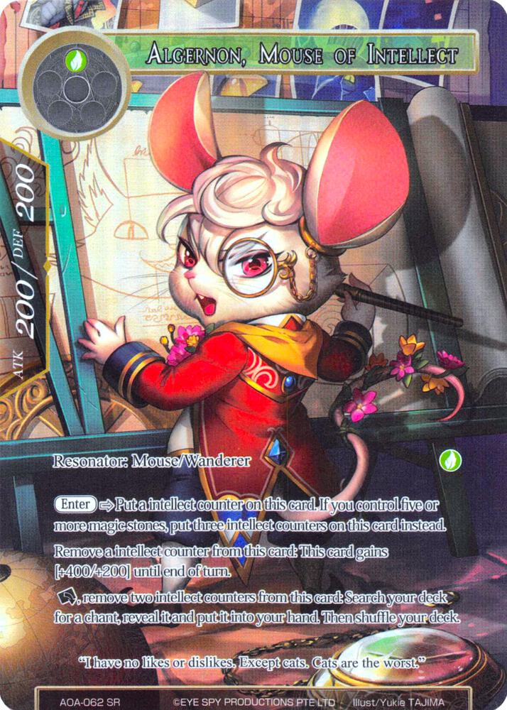 Algernon, Mouse of Intellect (Full Art)