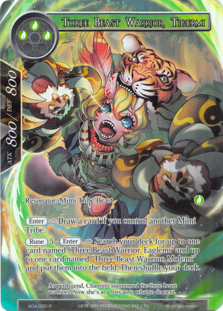 Three Beast Warrior, Tigermi (Full Art)