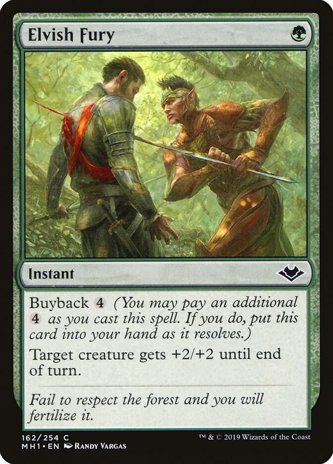 Elvish Fury - Modern Horizons - Magic: The Gathering - TCGplayer.com