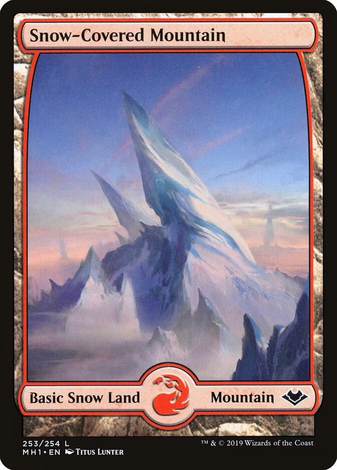 Snow-Covered Mountain - Modern Horizons - Magic: The Gathering