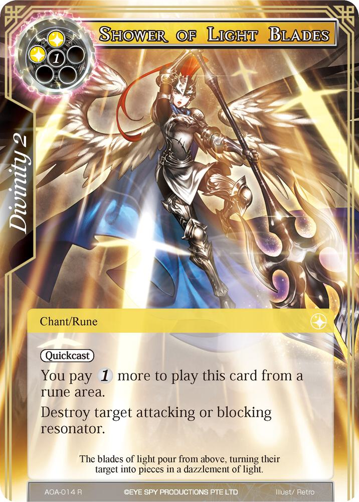 Shower of Light Blades