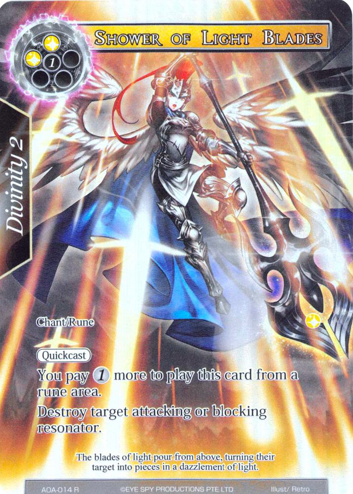 Shower of Light Blades (Full Art)
