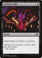 Diabolic Edict - Modern Horizons - Magic: The Gathering