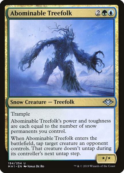 Abominable Treefolk - Modern Horizons - Magic: The Gathering