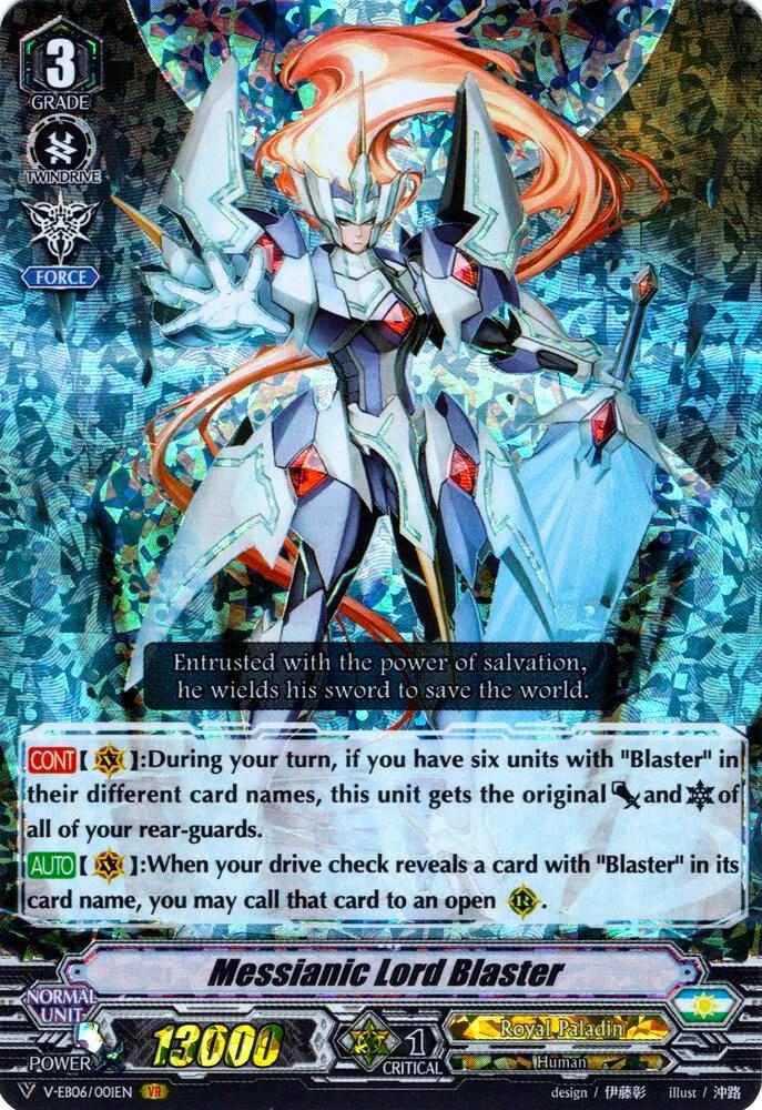 Messianic Lord Blaster - V-EB06: Light of Salvation, Logic of Destruction -  Cardfight Vanguard - TCGplayer.com