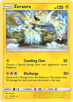 Zeraora - 60/214 (SM Unbroken Bonds) (Cracked Ice Holo) 060/214 from Deck Exclusives