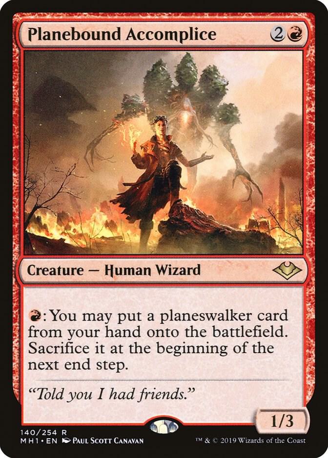 Planebound Accomplice 140 card