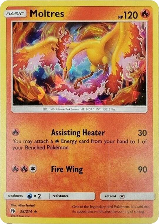 Moltres - 38/214 (Cracked Ice Holo) 038/214 from Deck Exclusives