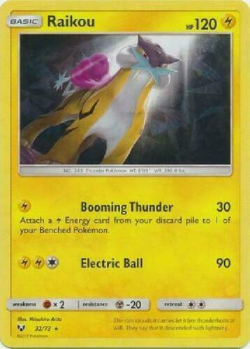 Raikou - 32/73 (Let's Play, Pikachu!) (Cracked Ice Holo) 032/073 from Deck Exclusives