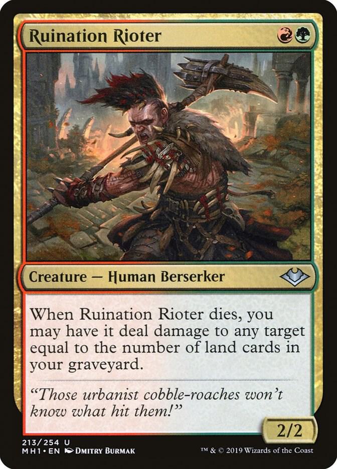 Ruination Rioter 213 card