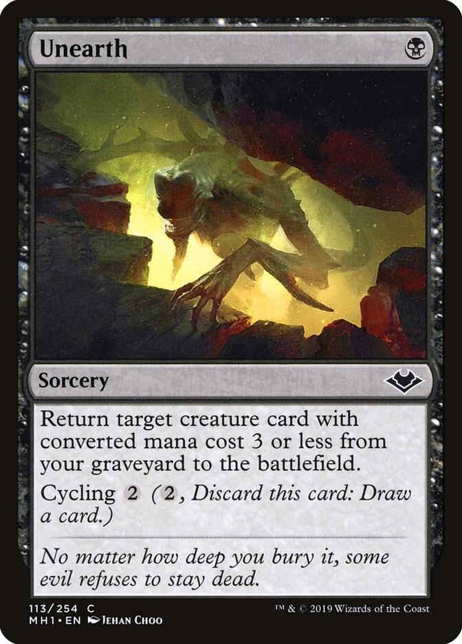 Unearth - Modern Horizons - Magic: The Gathering - TCGplayer.com