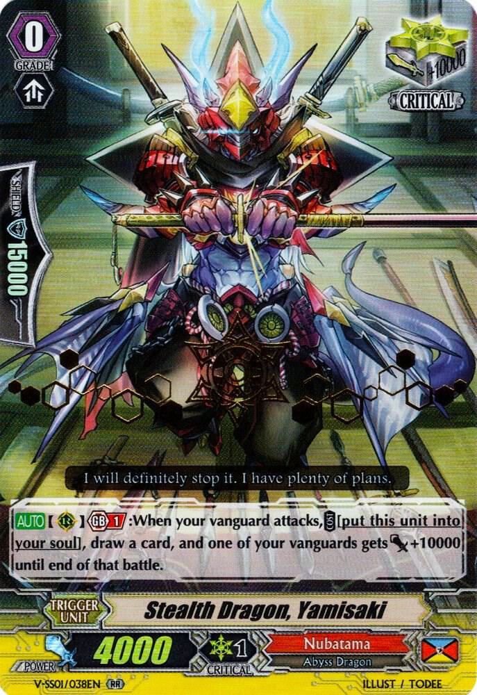 Stealth Dragon, Yamisaki (Hot Stamped)