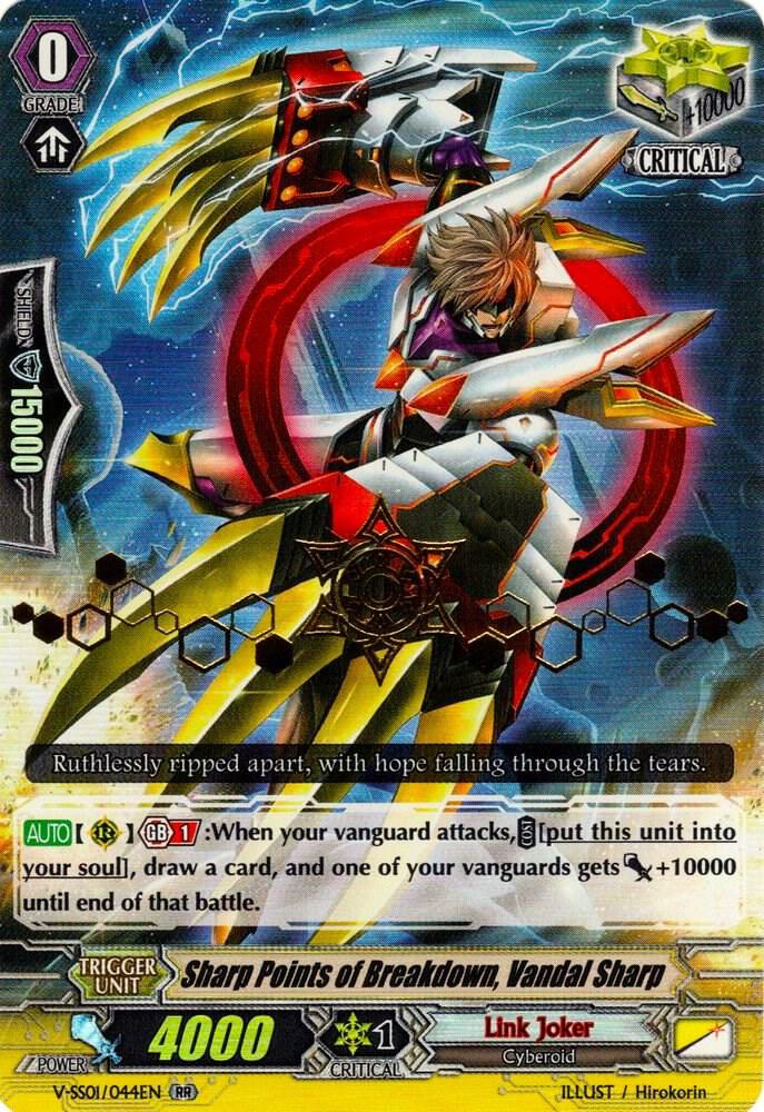 Sharp Points of Breakdown, Vandal Sharp (Hot Stamped)
