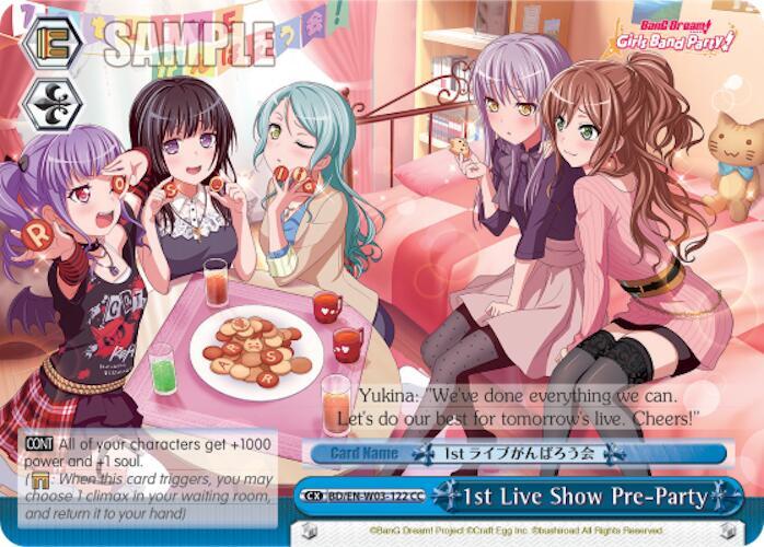 1st Live Show Pre-Party