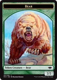 Bear Token - Modern Horizons - Magic: The Gathering card