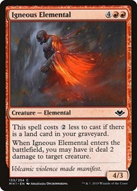 Igneous Elemental - Modern Horizons - Magic: The Gathering card