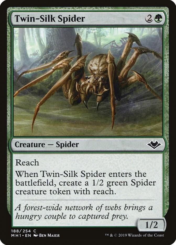 Twin-Silk Spider - Modern Horizons - Magic: The Gathering
