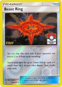Beast Ring - 102a/131 (League Cup) [Staff] #102a/131 from League & Championship Cards Pokemon card image