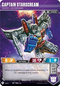 Captain Starscream - Infantry Air Commander