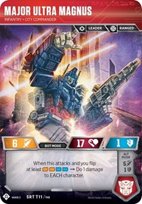 Major Ultra Magnus - Infantry City Commander